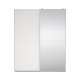 TVILUM Bergamo Garderob med 1 skjutd&ouml;rr + 1 skjutd&ouml;rr med spegel 180 x 220 cm - Paket