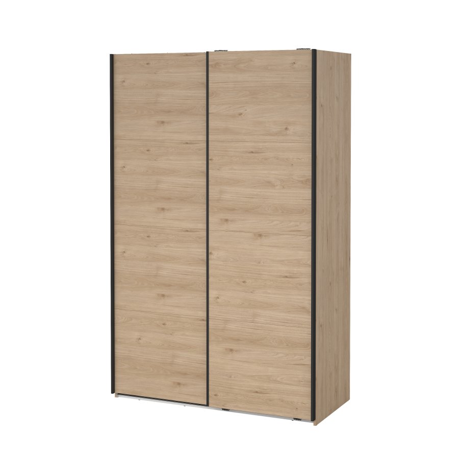 TVILUM Bergamo Garderob med 2 skjutd&ouml;rrar 140 x 220 cm - Paket