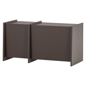 WOOOD Brock TV-sk�p 102 cm askfaner mellanbrun [Fsc]