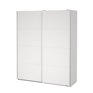 TVILUM Bergamo Garderob med 2 skjutd&ouml;rrar 180 x 220 cm - Paket