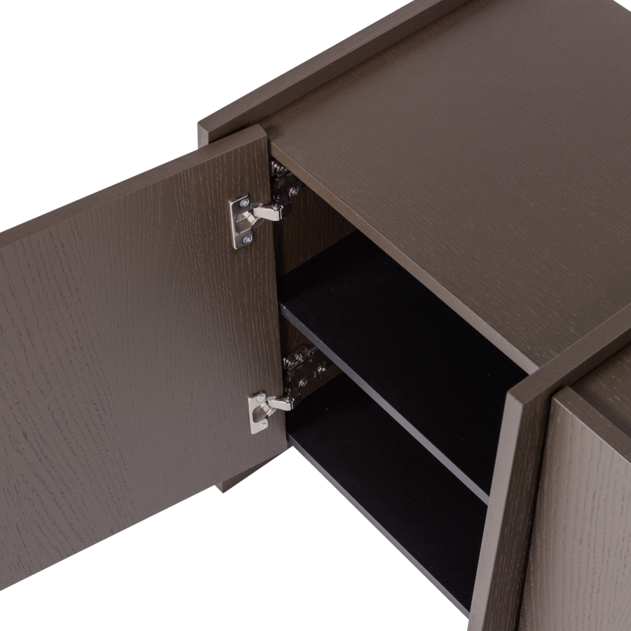 WOOOD Brock TV-skap 102 cm askefiner mellombrun [Fsc]