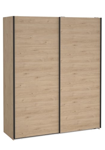 TVILUM Bergamo Garderobe med 2 skyved�rer 180 x 220 cm - Pakke