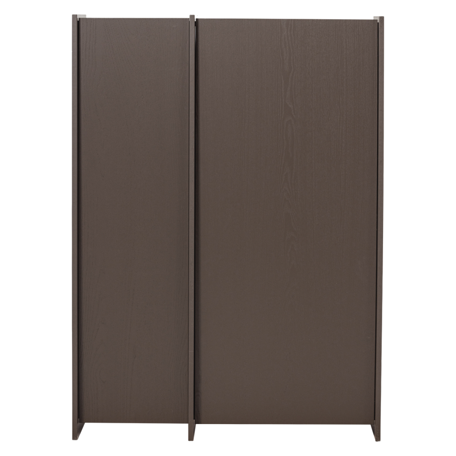 WOOOD Brock-skap med 2 d�rer, askefiner, mellombrun [Fsc]