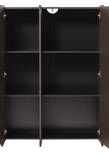 WOOOD Brock-skap med 2 d�rer, askefiner, mellombrun [Fsc]