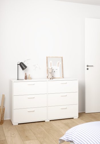 TVILUM Sofia dobbel kommode med 6 skuffer - Parcel