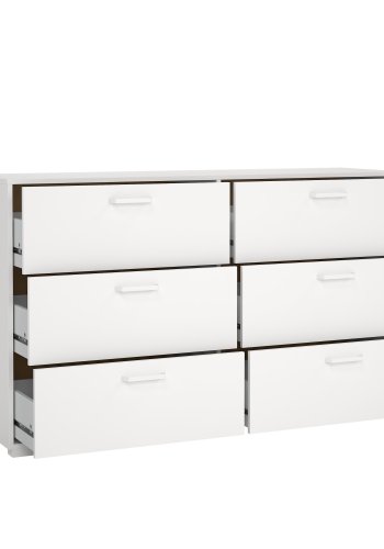 TVILUM Sofia Dubbelbyr� med 6 l�dor - Parcel