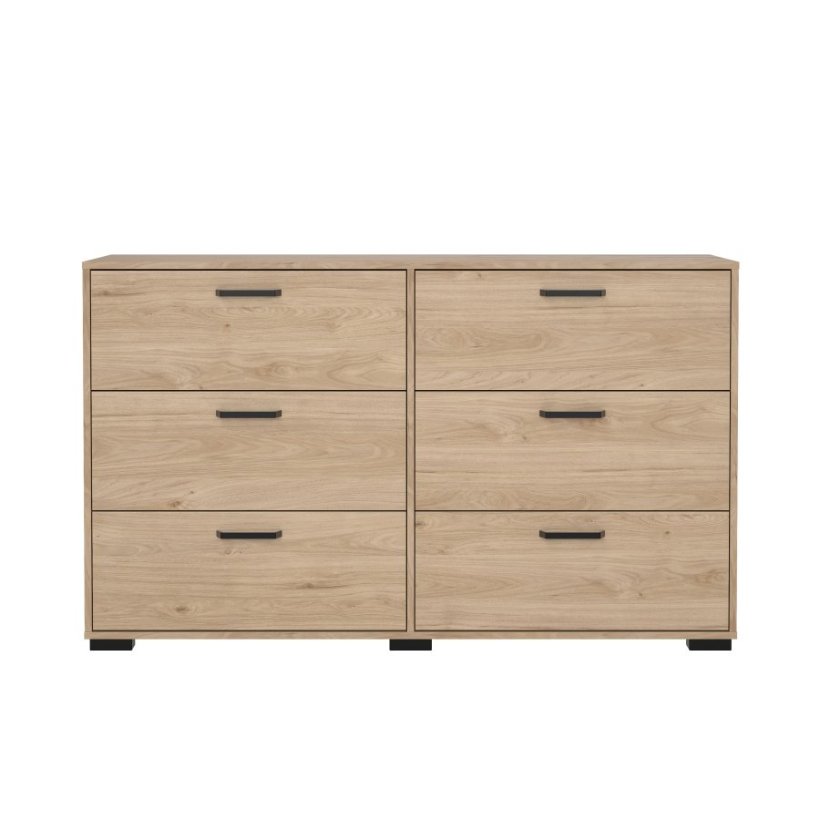 TVILUM Sofia Dubbelbyr� med 6 l�dor - Parcel