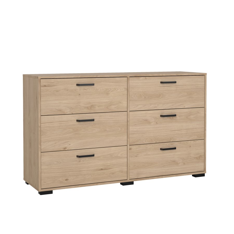 TVILUM Sofia Dubbelbyr� med 6 l�dor - Parcel