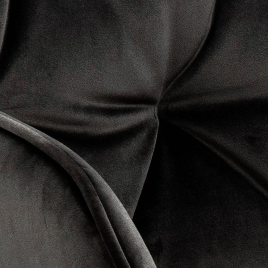 ACT NORDIC Brooke spisebordsstol, med armlener - grbrun polyester og sort metall