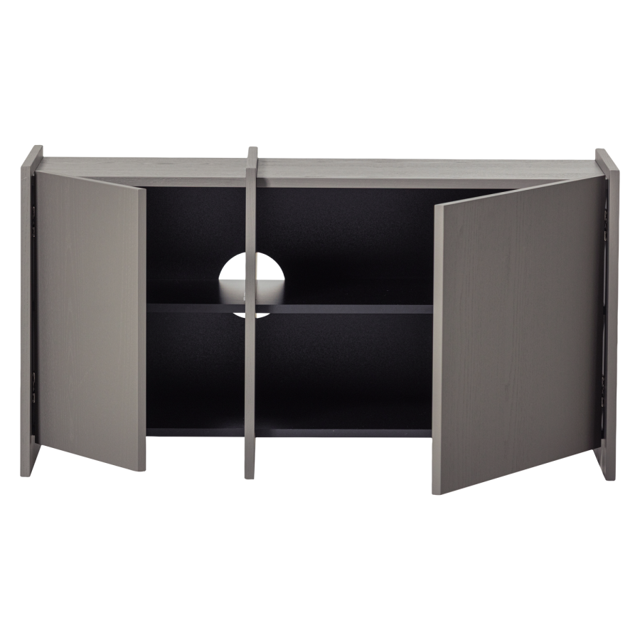 WOOOD Brock TV-skap 102 cm askefiner varm gr� [Fsc]