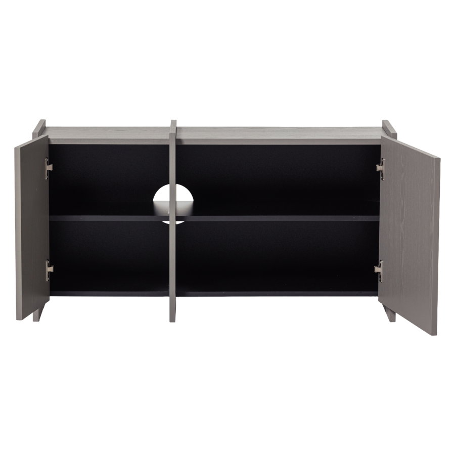 WOOOD Brock TV-skap 102 cm askefiner varm gr� [Fsc]