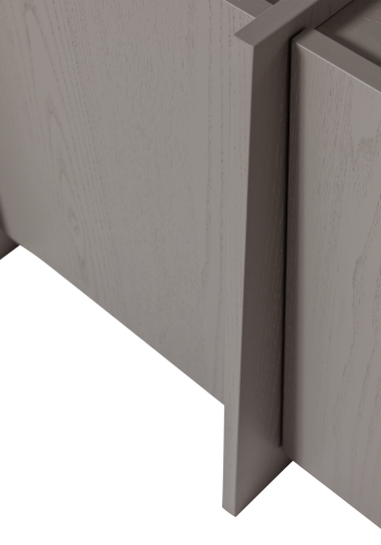 WOOOD Brock TV-skap 102 cm askefiner varm gr� [Fsc]