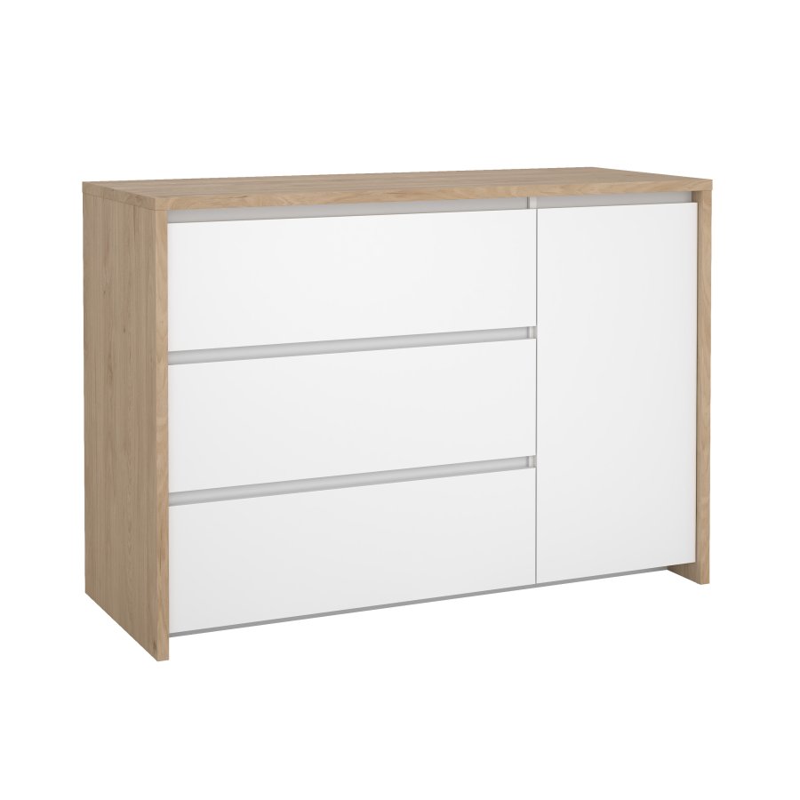 TVILUM Next skjenk med 1 d�r og 3 skuffer