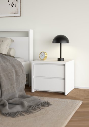 TVILUM Next nattbord med 2 skuffer