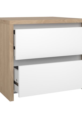 TVILUM Next nattbord med 2 skuffer