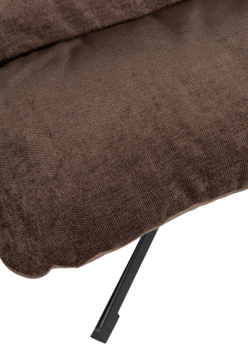 WOOOD Yaro drejestol med Hocker Espresso