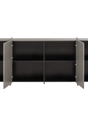 WOOOD Brock skjenk 200 cm askefiner varm gr� [Fsc]