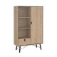 TVILUM Ry porcel�nsskab 1 d�r + 1 vitrine + 1 skuffe - Parcel