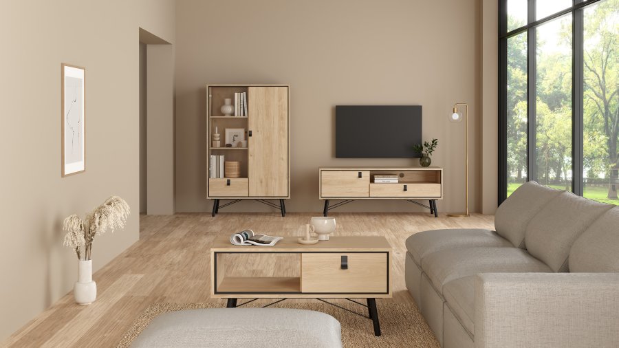 TVILUM Ry soffbord med 1 l�da - Parcel