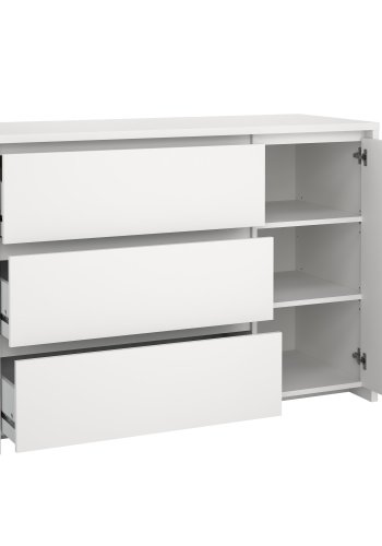 TVILUM Next skjenk med 1 d�r og 3 skuffer - Parcel