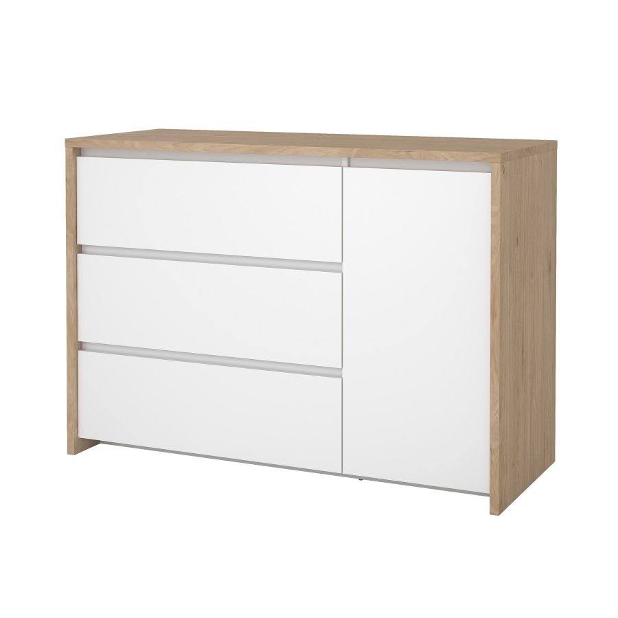 TVILUM Next skjenk med 1 d�r og 3 skuffer - Parcel