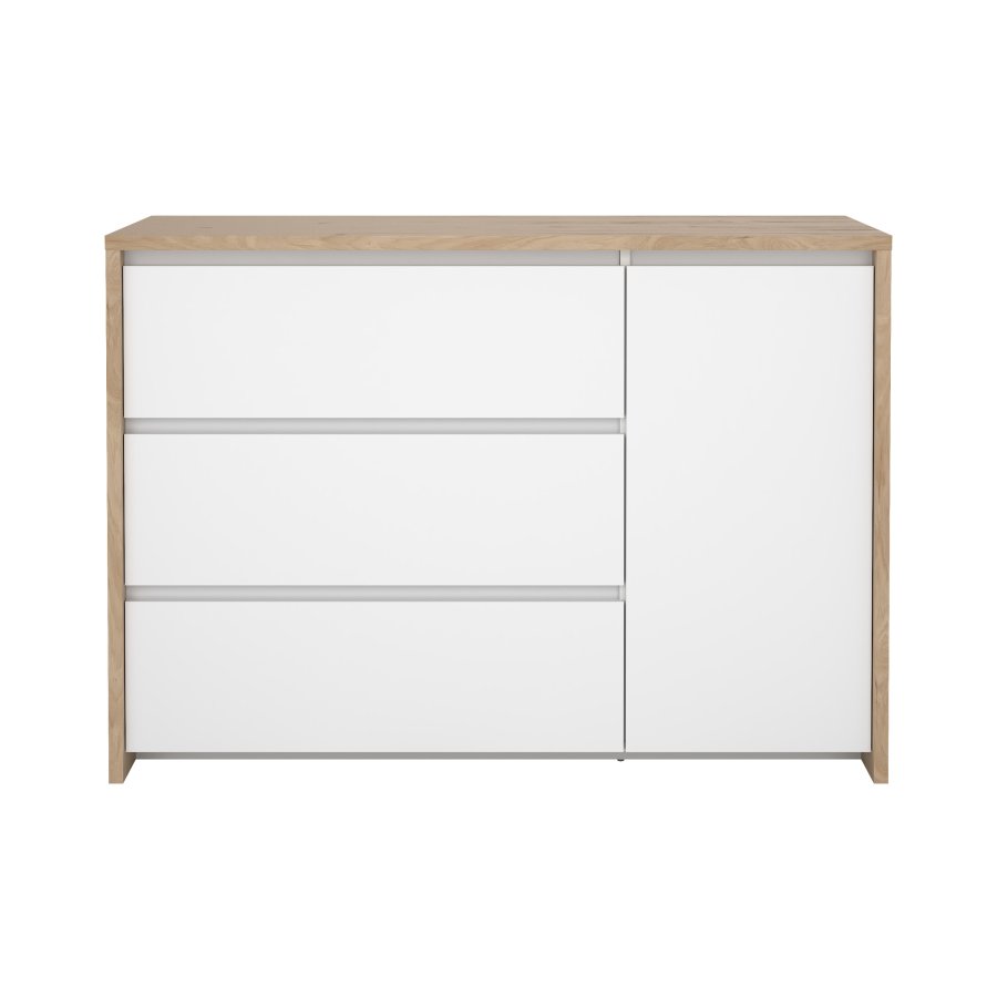 TVILUM Next skjenk med 1 d�r og 3 skuffer - Parcel