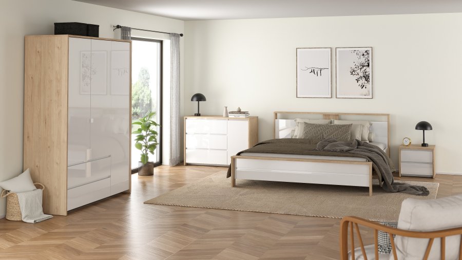 TVILUM Next skjenk med 1 d�r og 3 skuffer - Parcel