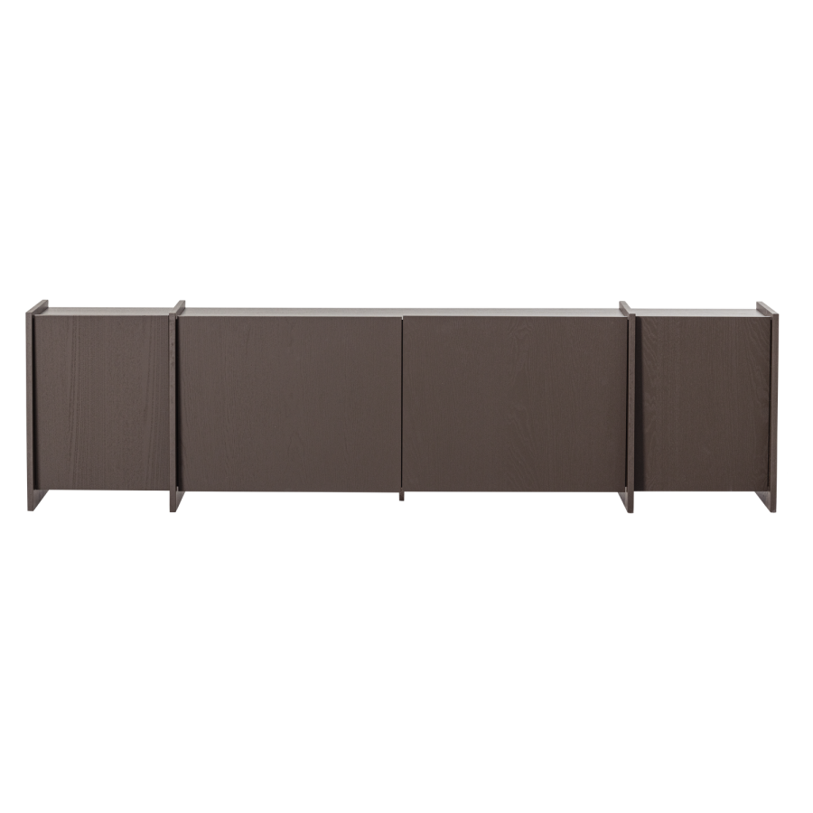 WOOOD Brock TV-skap 200 cm askefiner mellombrun [Fsc]