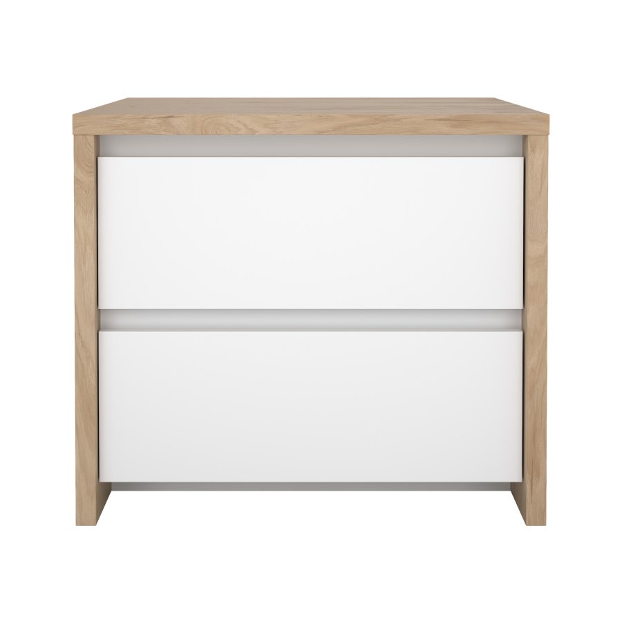 TVILUM Next Nattbord 2 skuffer - Pakke