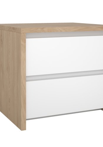 TVILUM Next Nattbord 2 skuffer - Pakke