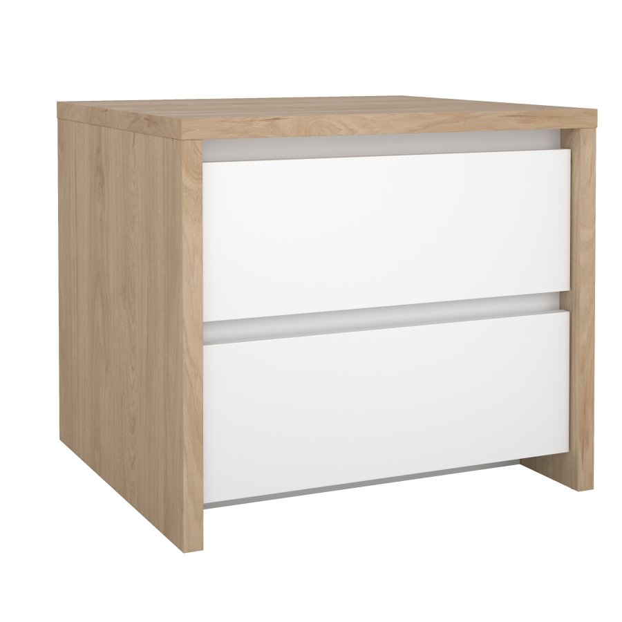 TVILUM Next Nattbord 2 skuffer - Pakke