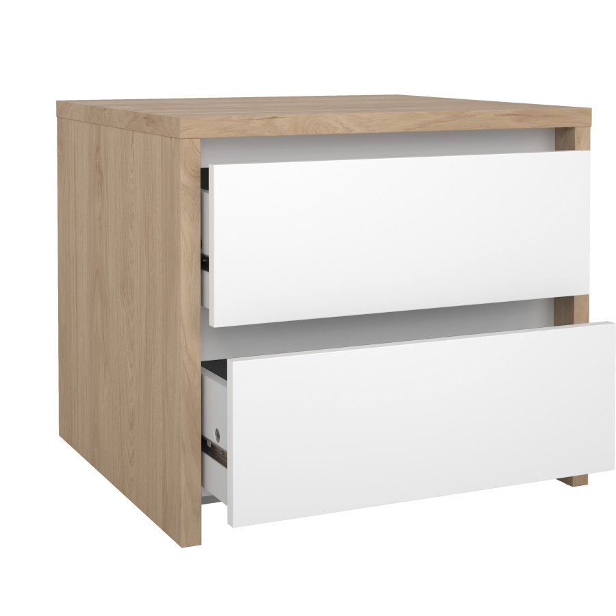 TVILUM Next Nattbord 2 skuffer - Pakke