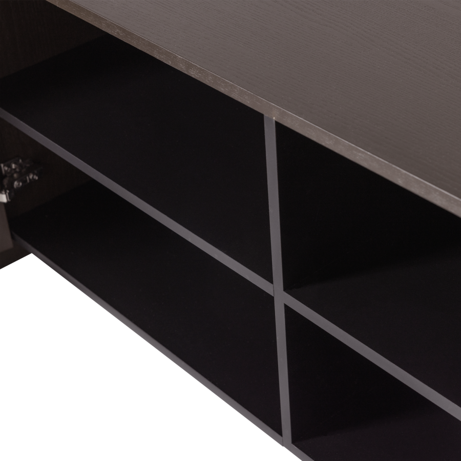 WOOOD Brock TV-skap 200 cm askefiner mellombrun [Fsc]