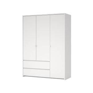 TVILUM Next Garderob med 3 d&ouml;rrar och 2 l�dor - Paket