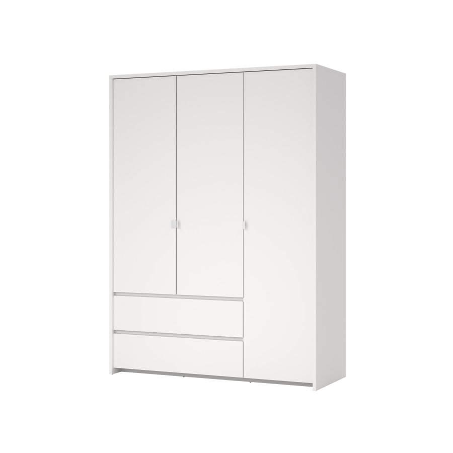 TVILUM Next Garderob med 3 d&ouml;rrar och 2 l�dor - Paket