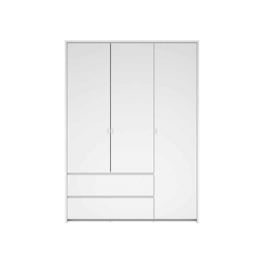 TVILUM Next Garderob med 3 d&ouml;rrar och 2 l�dor - Paket