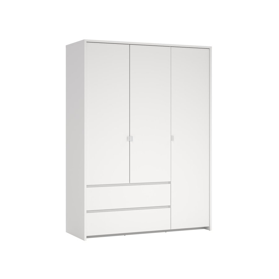 TVILUM Next Garderob med 3 d&ouml;rrar och 2 l�dor - Paket