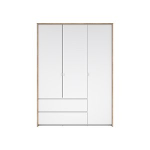 TVILUM Next Garderobe med 3 d�rer og 2 skuffer - Pakke