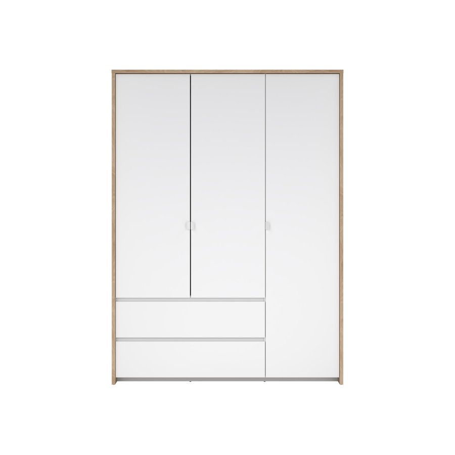 TVILUM Next Garderob med 3 d&ouml;rrar och 2 l�dor - Paket