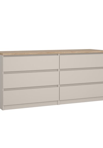 TVILUM Naia Dubbelbyr� med 6 l�dor - Parcel