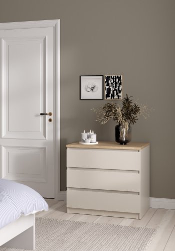 TVILUM Naia Byr� med 3 l�dor - Paket