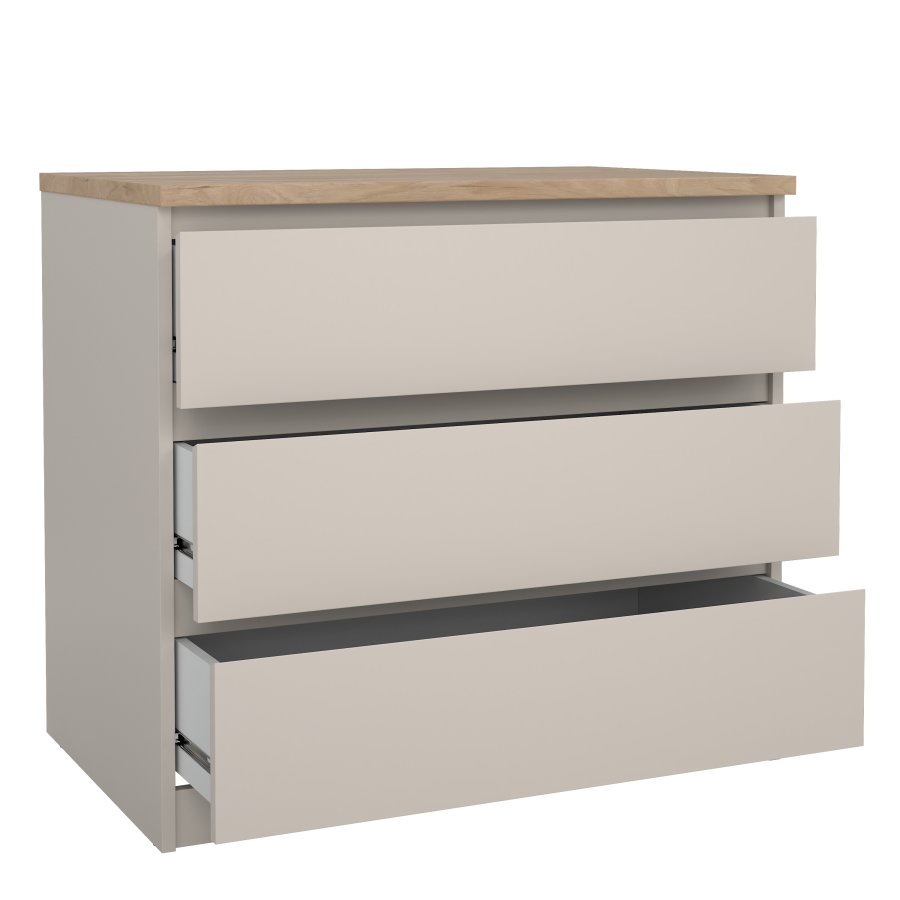 TVILUM Naia Byr� med 3 l�dor - Paket