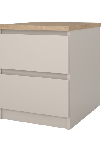 TVILUM Naia Nattduksbord med 2 l�dor - Paket