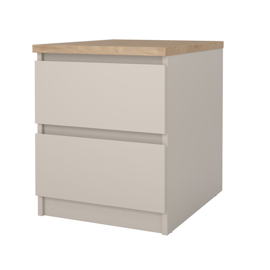 TVILUM Naia Nattduksbord med 2 l�dor - Paket