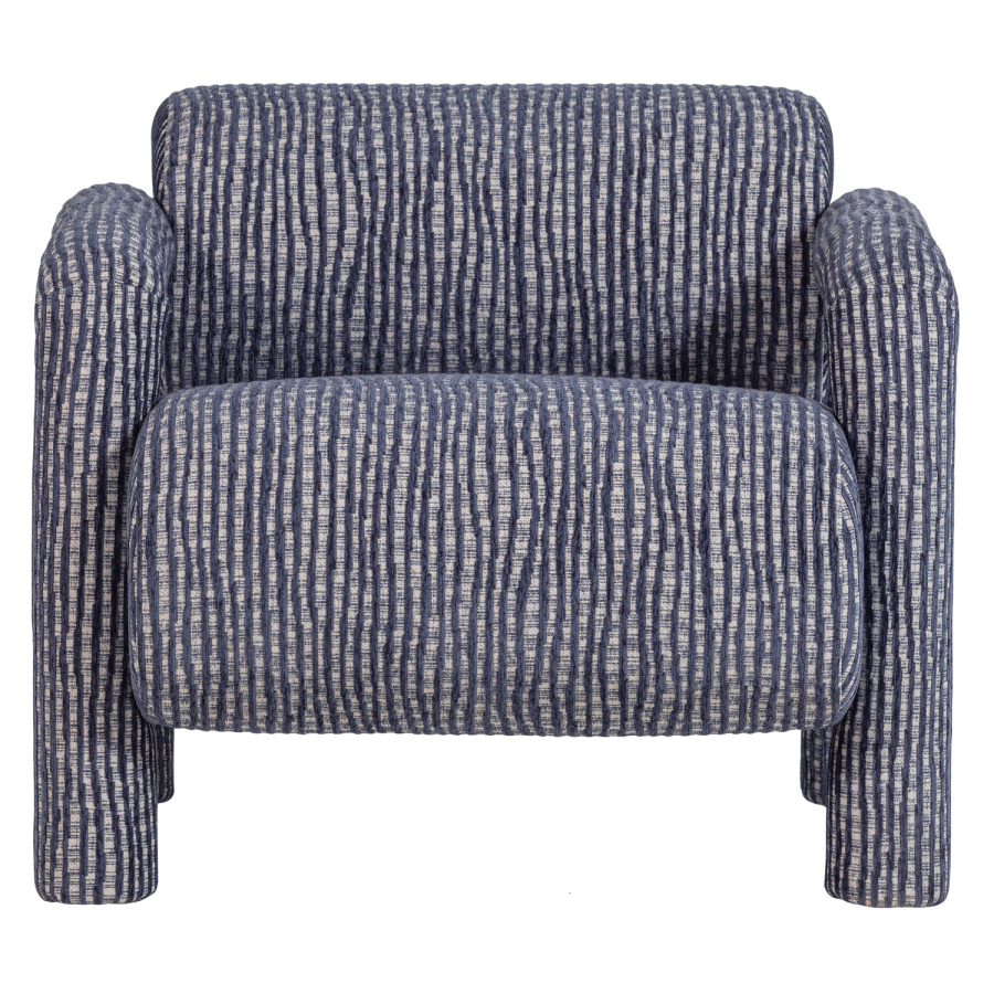 WOOOD Lenny lenestol med design gr�/bl�