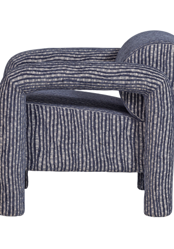 WOOOD Lenny lenestol med design gr�/bl�