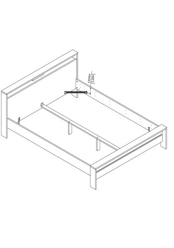 TVILUM Neste Seng 160x200 - Pakke