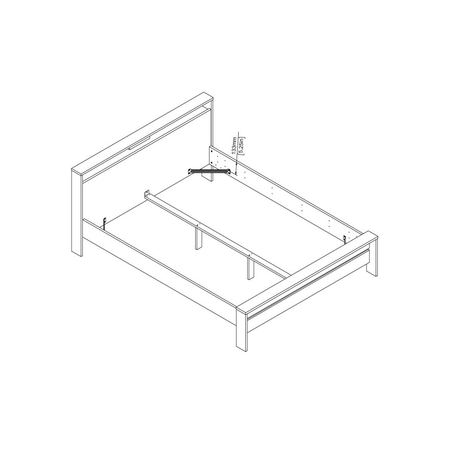 TVILUM Neste Seng 160x200 - Pakke