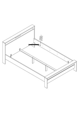 TVILUM Neste seng 140x200 - Pakke