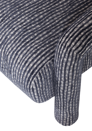 WOOOD Lenny lenestol med design gr�/bl�